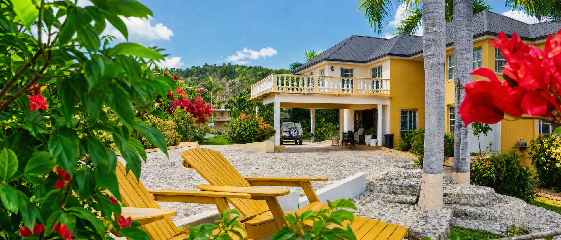 Driveway arrival